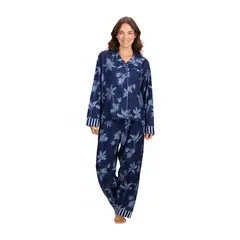 CAFFARENA - Pijama Viscosa Azul