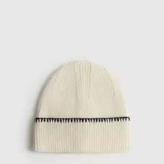LOUNGE - Gorro Piping Bicolor Alto Invierno