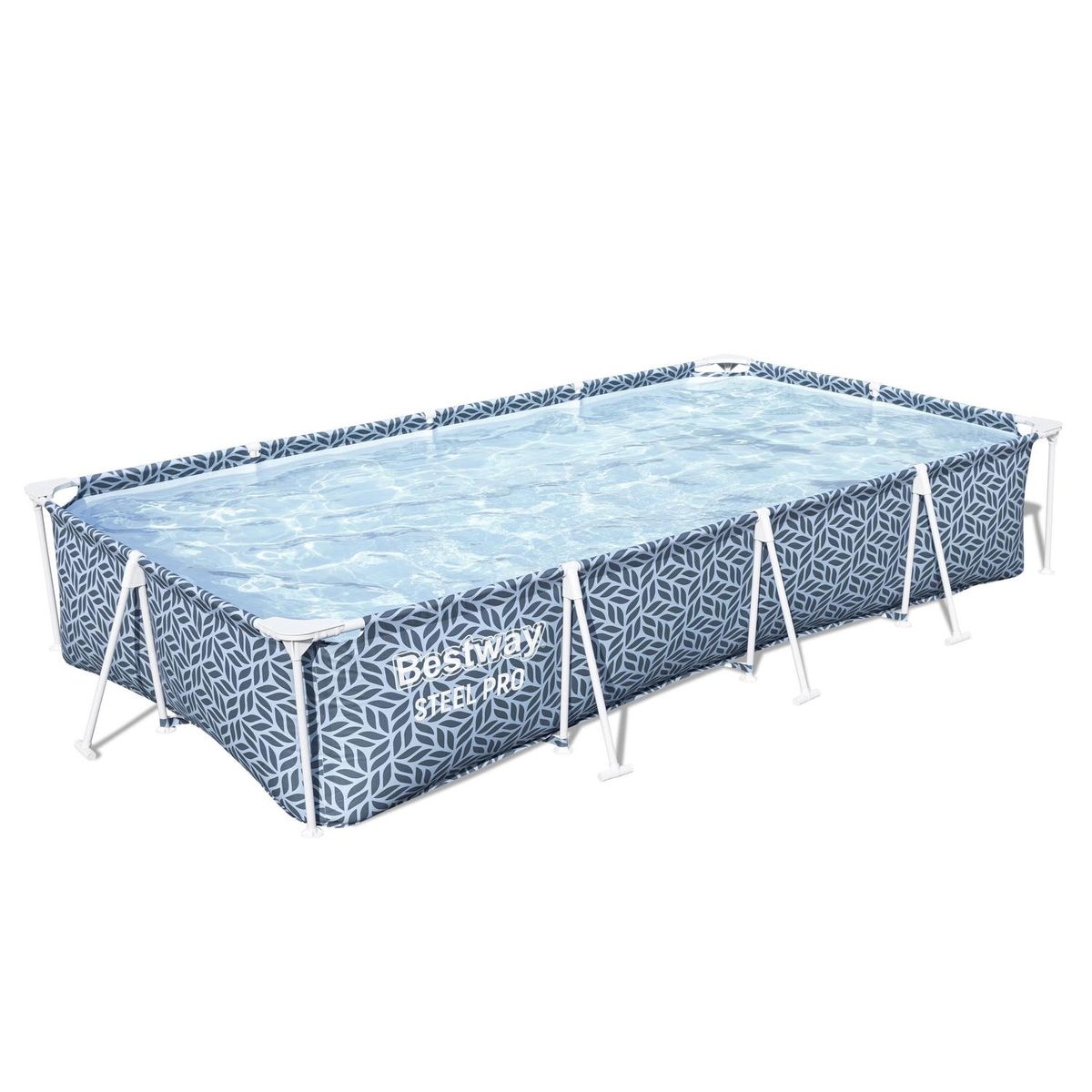 BESTWAY - Piscina Bestway Rectangular SteelPro Diseño 3.66mX2.01mx66 cm
