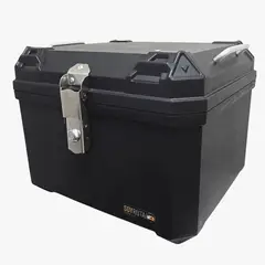 GENERICO - Maleta Top Case Plástico 55l Moto Negro