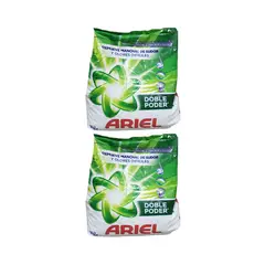 ARIEL - 2 Detergente en Polvo Doble Poder 700g cu