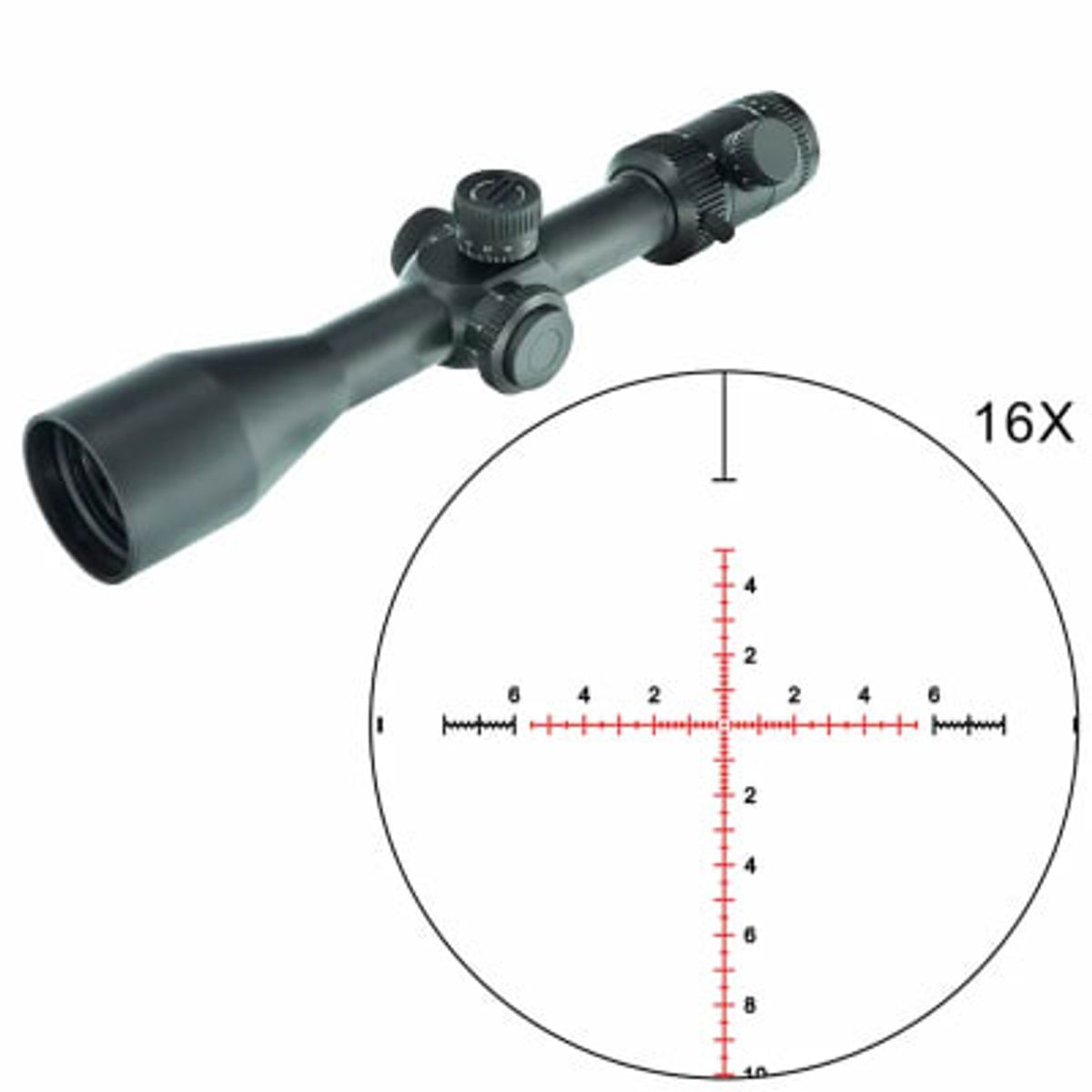 GENERICO - MIRA TELESCOPICA JST 4-16 X 50 SFRI