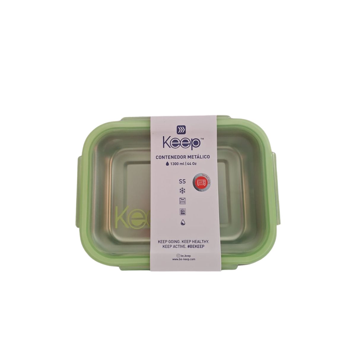 KEEP - Hermético Metálico 1300ml Keep Verde