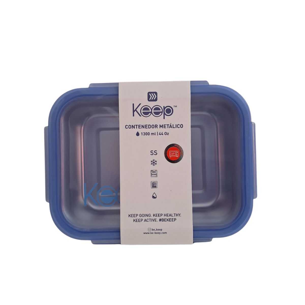 KEEP - Hermético Metálico 1300ml Keep Azul