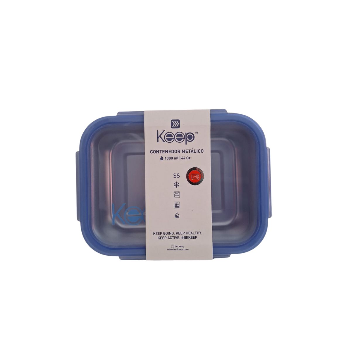 KEEP - Hermético Metálico 1300ml Keep Azul