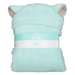 INFANTI - Frazada Poncho Sherpa Menta