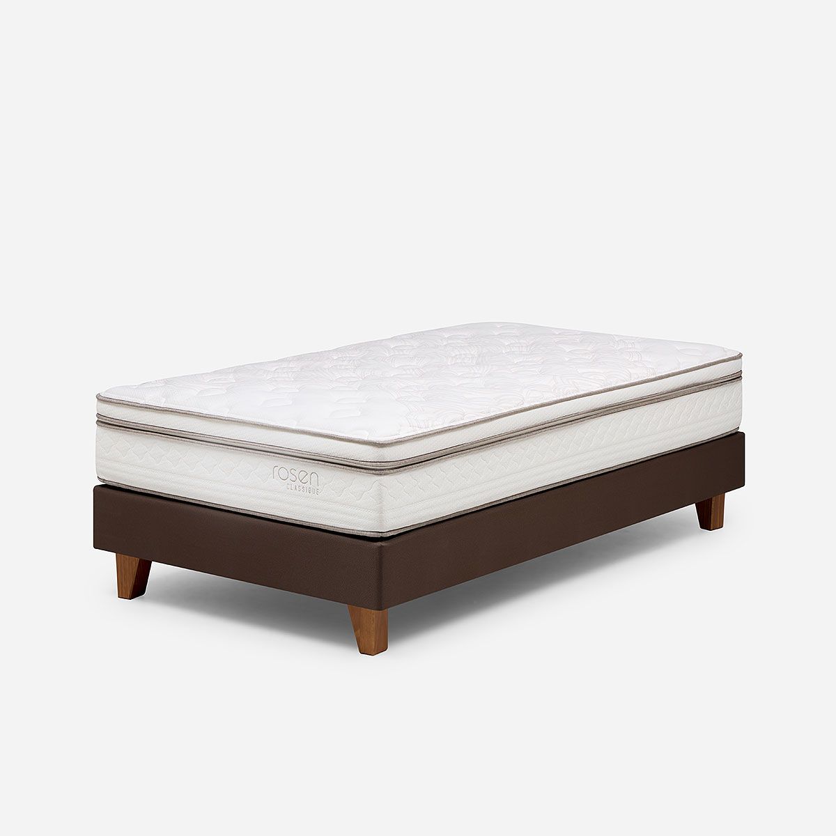 ROSEN - Cama Classique+ 1 Plaza + Respaldo Maura