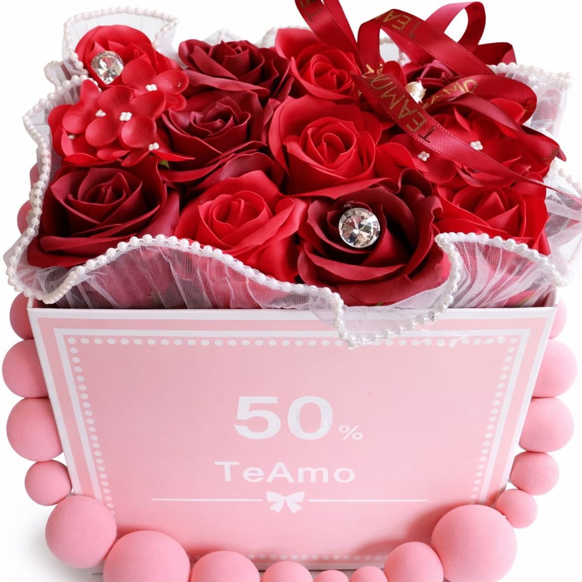 GENERICO - Cartera Rosas Eternas Rosas de Jabón San Valentín
