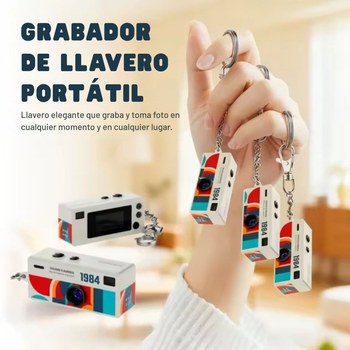 SHOOT - Mini Cámara Digital Portátil Full HD 1080p + MicroSD 32GB