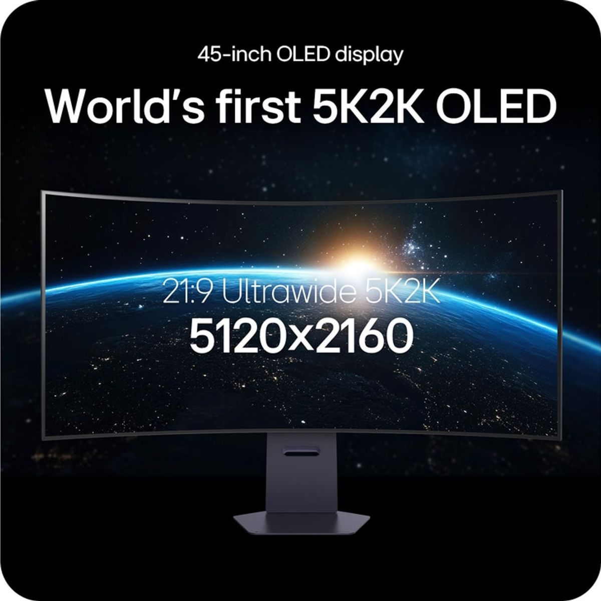 LG - Monitor gaming LG UltraGear™ OLED de 45 pulgadas modo dual 5K2K 45GX950A-B