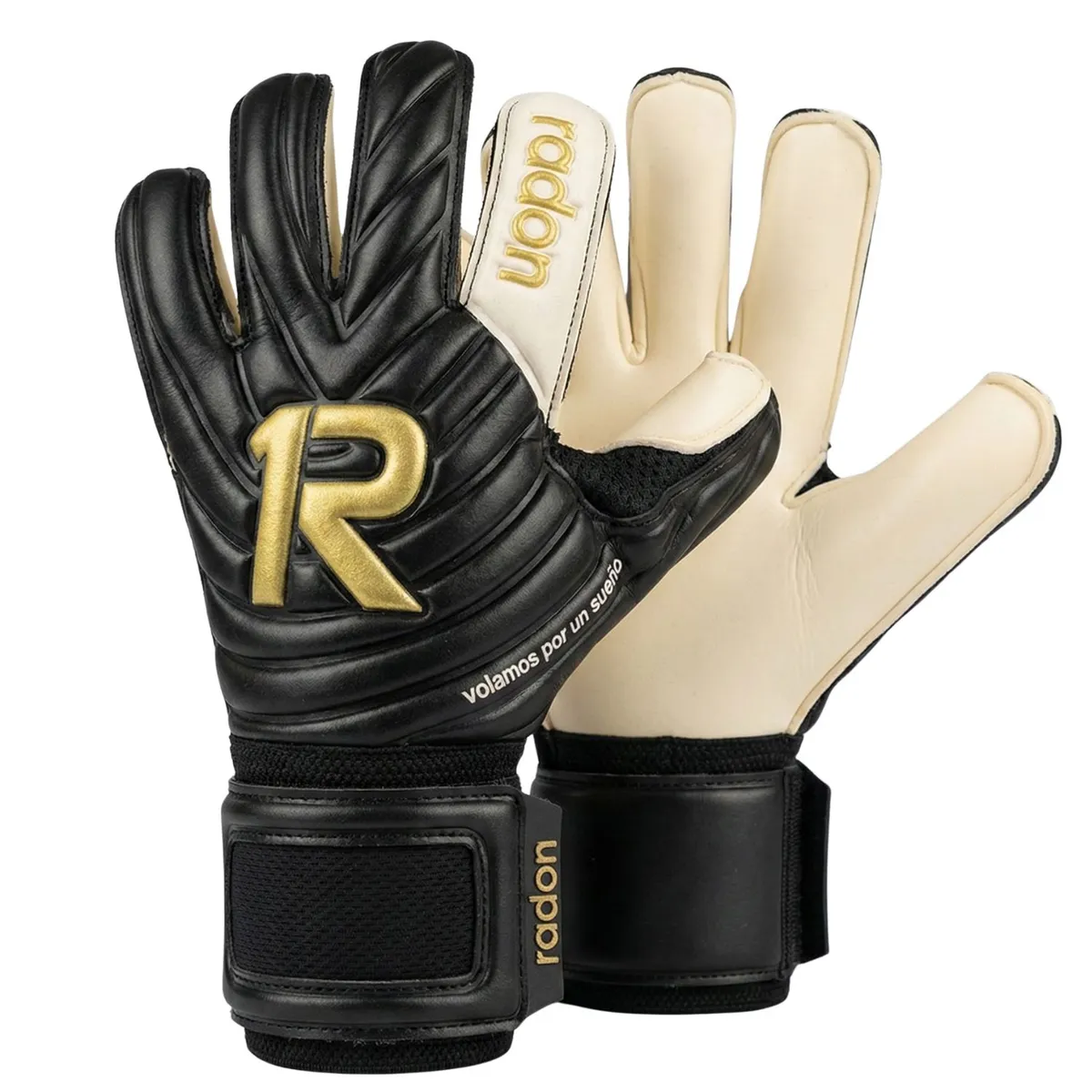 GENERICO - T10 - GUANTES DE ARQUERO PROFESIONAL R-LEGEND Látex contact alemán  RAW GOALIE X RADON