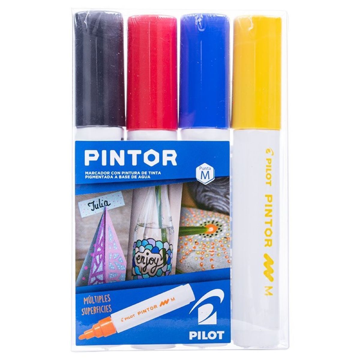 PILOT - Pintor Set Punta Media 4 un.