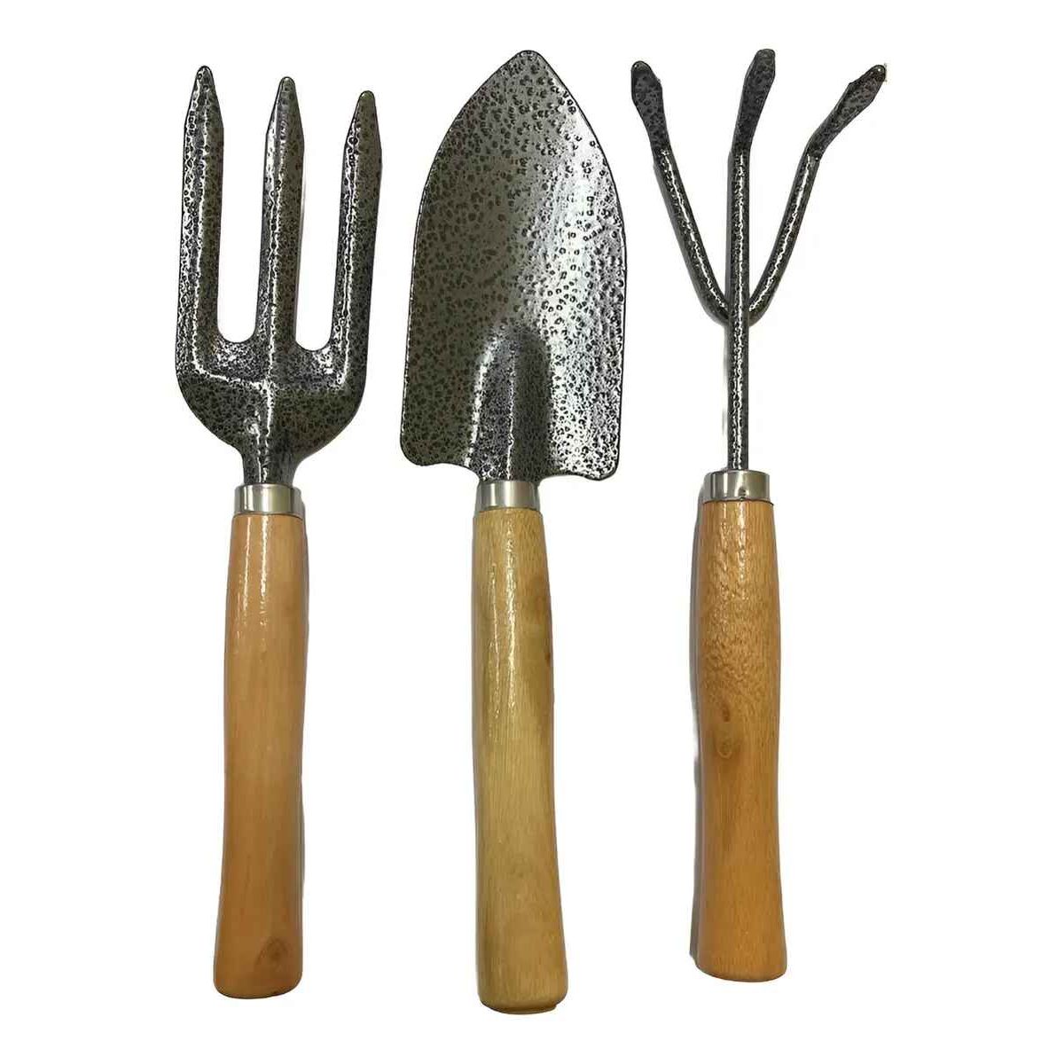GENERICO - Kit  3 Herramientas Manuales Para Jardinería