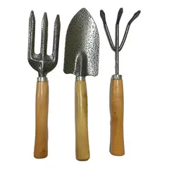 GENERICO - Kit 3 Herramientas Manuales Para Jardinería