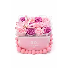 GENERICO - Cartera Rosas Eternas Rosas de Jabón San Valentín