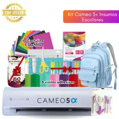 SILHOUETTE - Kit Cameo 5 Alfa + Insumos Escolares 03