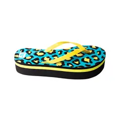HANG LOOSE - Sandalias Hawaianas Mujer con Plataforma Azul