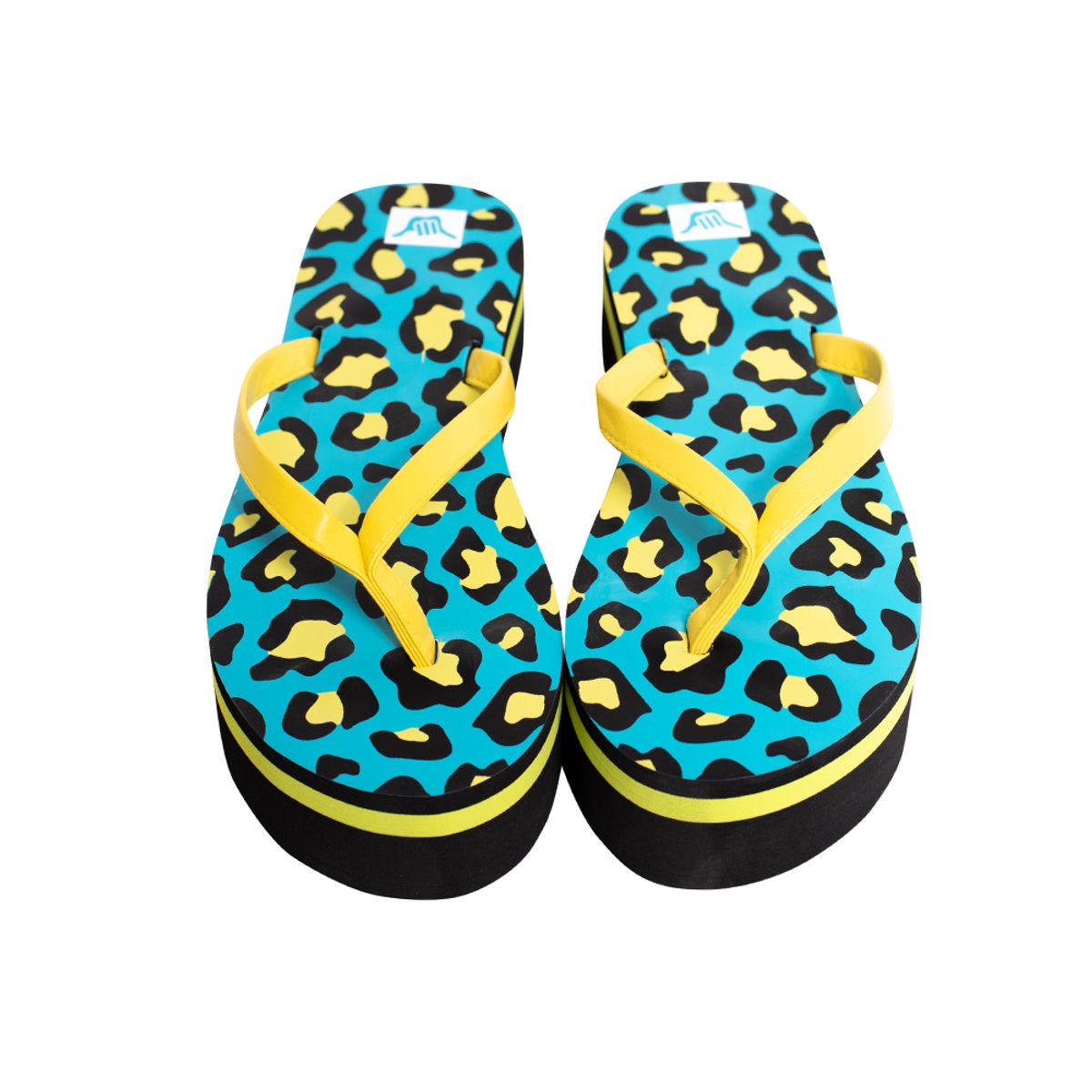 HANG LOOSE - Sandalias Hawaianas Mujer con Plataforma Azul Hang Loose