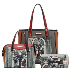 NICOLE LEE - CARTERA TRIPACK 2 MODA SNOWFLAKE