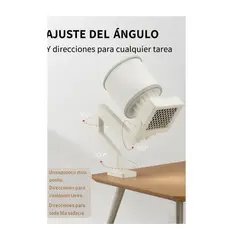 GENERICO - AspiradoraExtractor con Brazo Hidráulico y Luz LED para Manicure