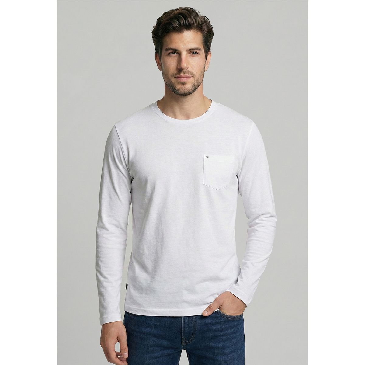FEROUCH - Polera Boston White Ferouch