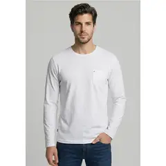 FEROUCH - Polera Boston White
