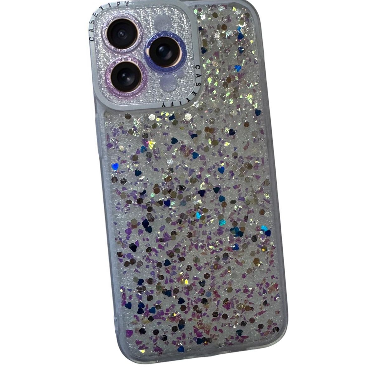 GENERICO - Carcasa Con Brillitos Para IPhone 15 Pro Max