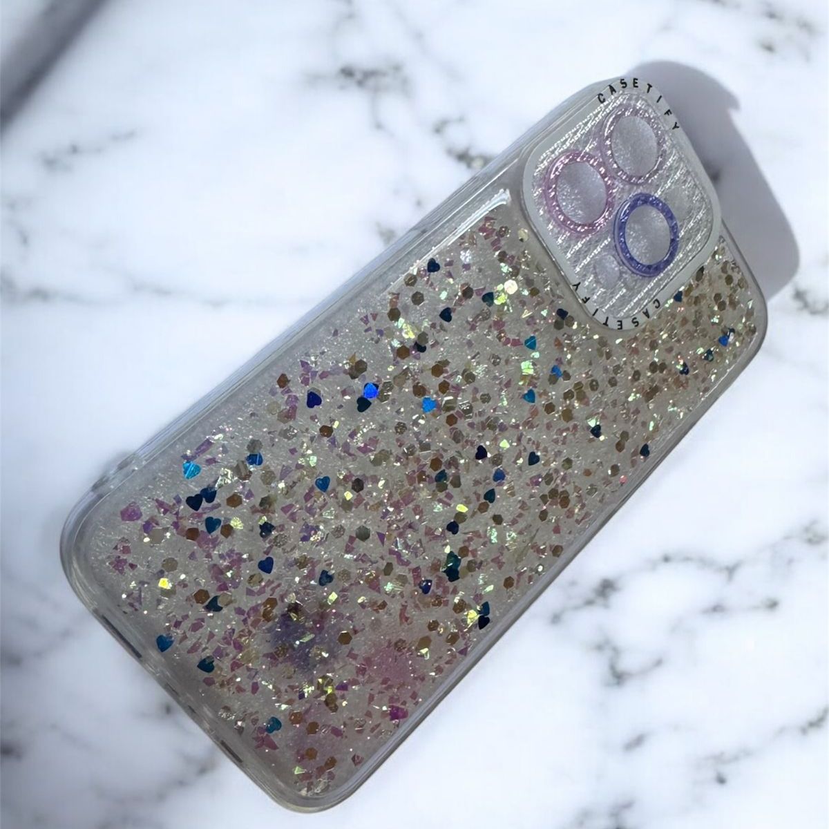 GENERICO - Carcasa Con Brillitos Para IPhone 15 Pro Max