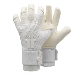 GENERICO - T9 - GUANTES DE ARQUERO PROFESIONAL WHITE RADON NIC TWO LÁTEX NATURAL 3MM