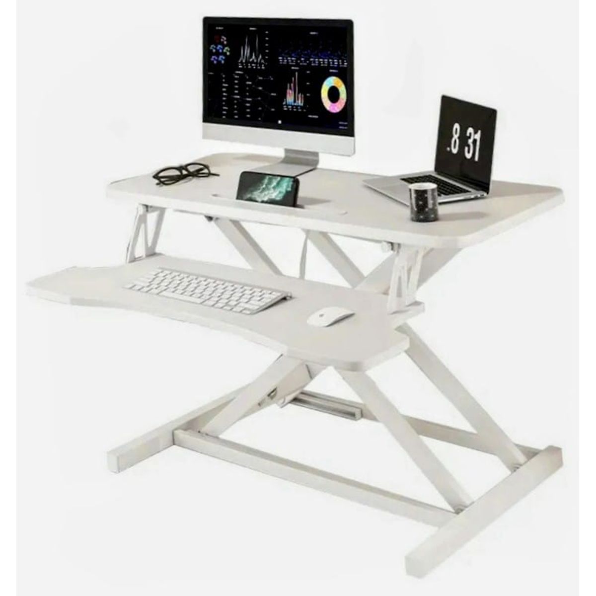 GENERICO - Convertidor De Escritorio Para Laptop Estación De Pie 80Cm