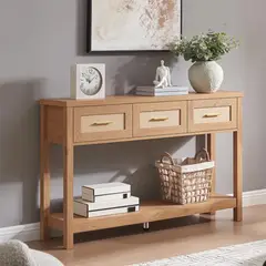 MSA MUEBLES SANTA ANA - Arrimo Consola Roble 1.3 mt