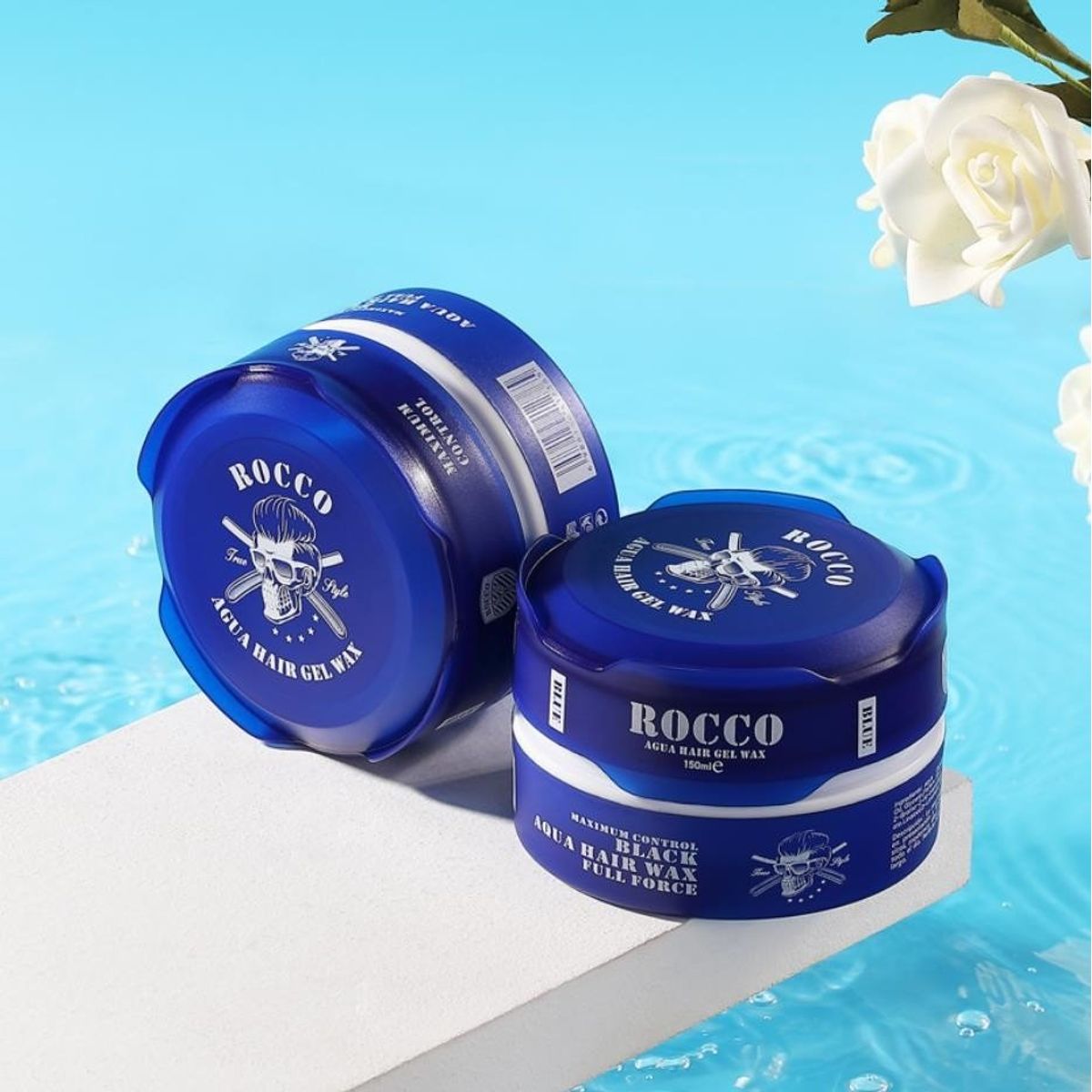GENERICO - Cera Gel Aqua Hair Wax 150ml ROCCO AZUL