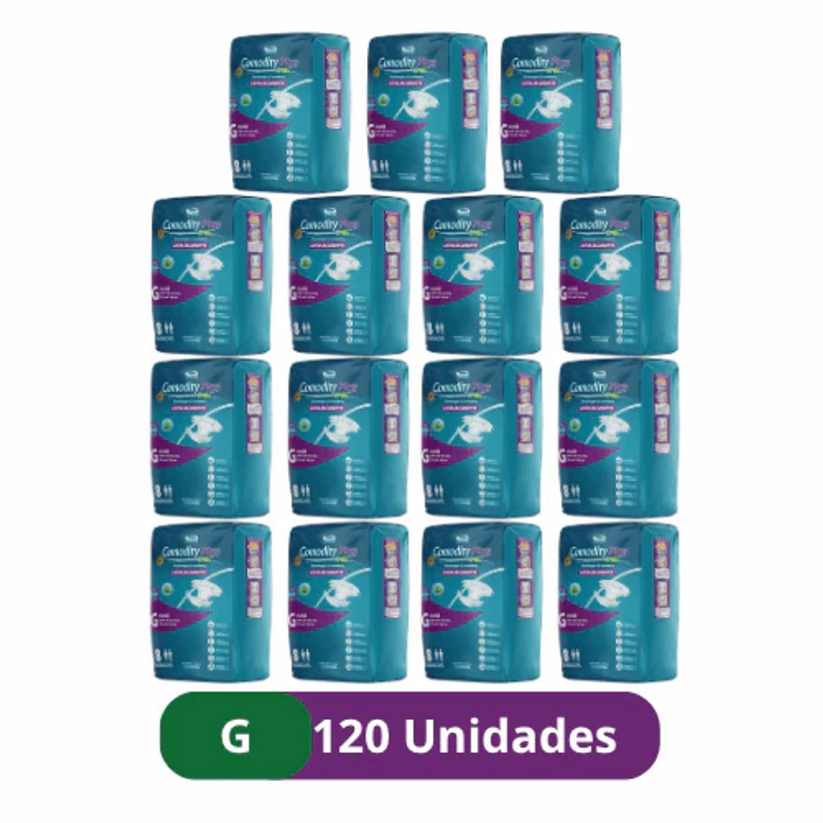 GENERICO - Pañales para Adulto Comodity Plus  Talla G  Pack 120 Unidades