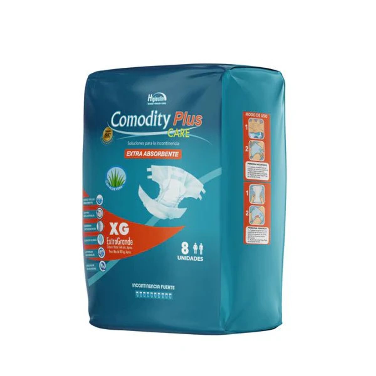 GENERICO - Pañales para Adulto Comodity Plus  Talla XG  120 Unidades