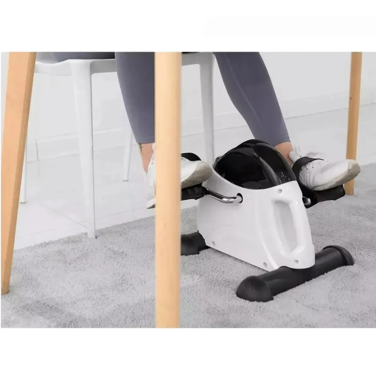 GENERICO - Mini Bicicleta Estatica Pedalera fija Con Pantalla LCD Portatil Diseño compacto Ejercicio en casa Trabajo