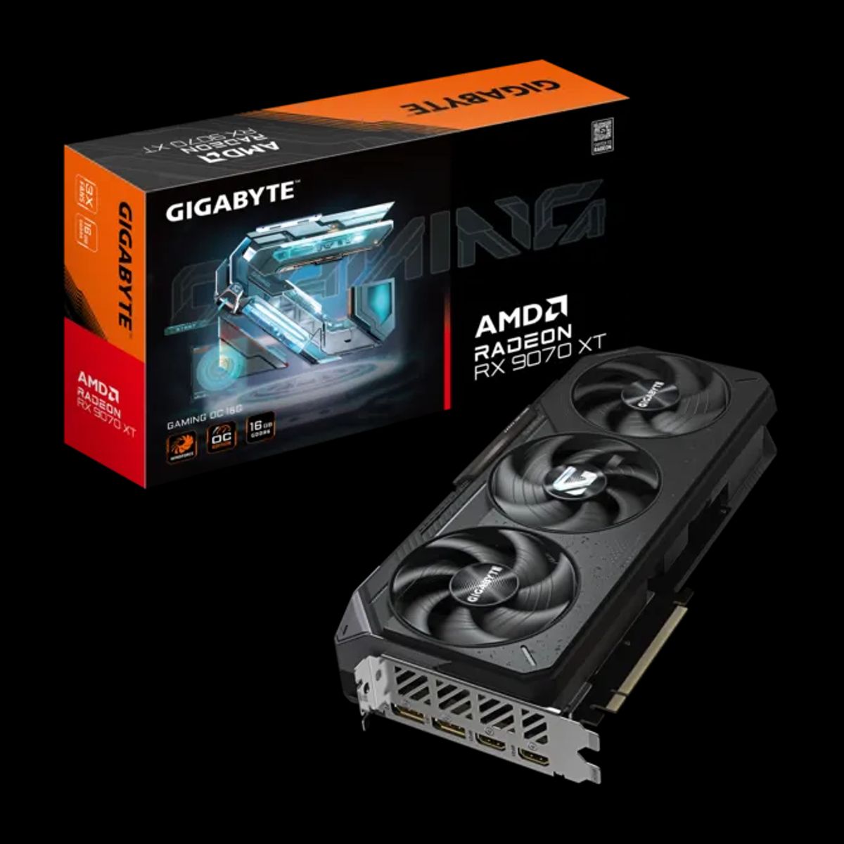 GIGABYTE - Tarjeta de Video Gigabyte Radeon RX 9070 XT GAMING OC 16GB – 3060 MHz, GDDR6, PCIe 5.0