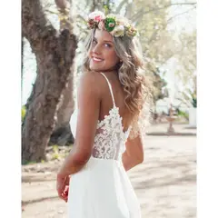 MI PLACARD - Vestido Largo Aria Ivory