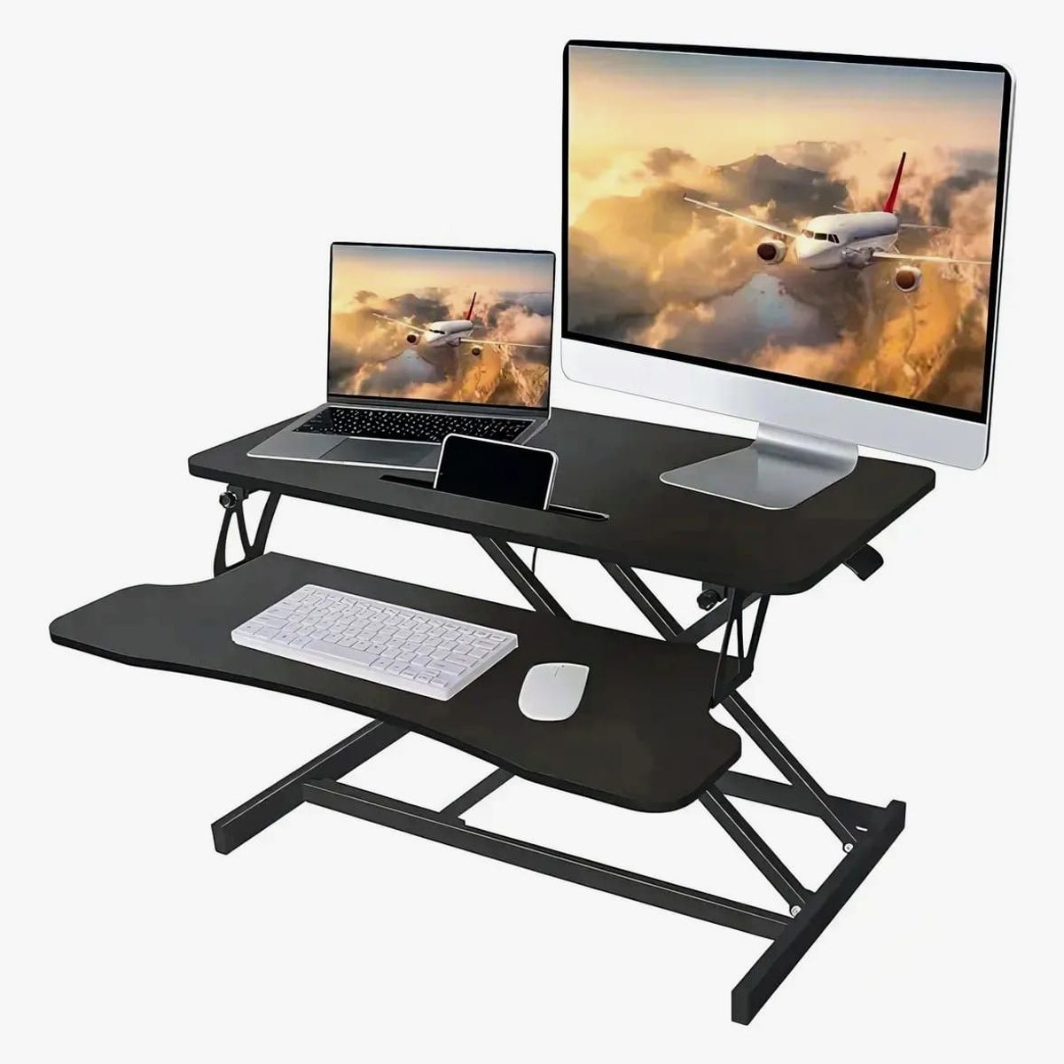 GENERICO - Convertidor De Escritorio Para Laptop Estación De Pie 80Cm