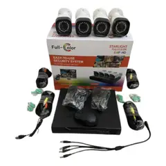GENERICO - Kit Videovigilancia 4 Camaras Full Hd 5mp Completo N/a