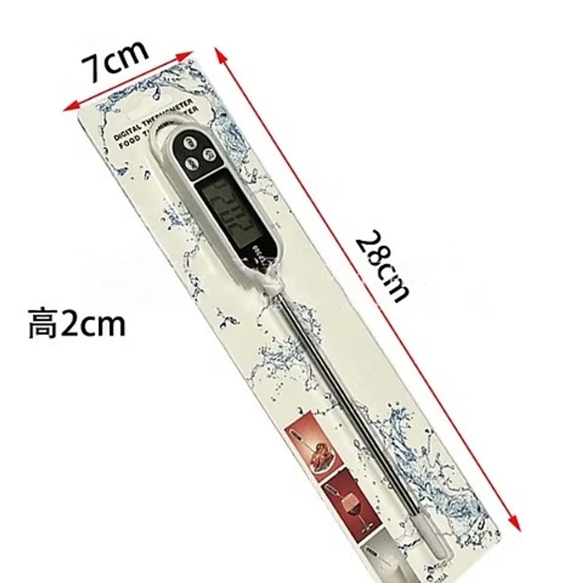 GENERICO - Termómetro Digital Para Alimentos Bebidas Carnes