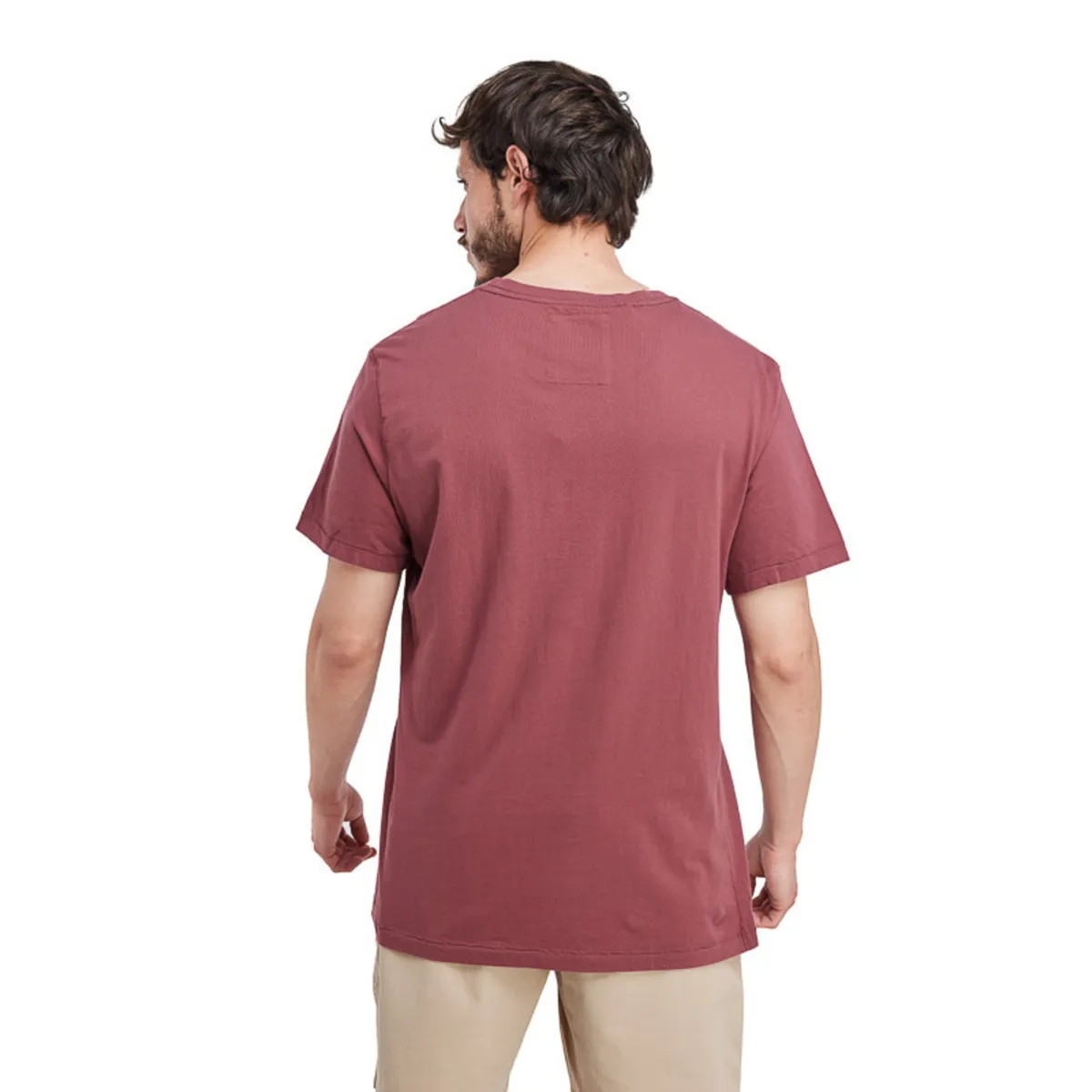PANAMA JACK - Polera Hombre Casual Bordó Panama Jack