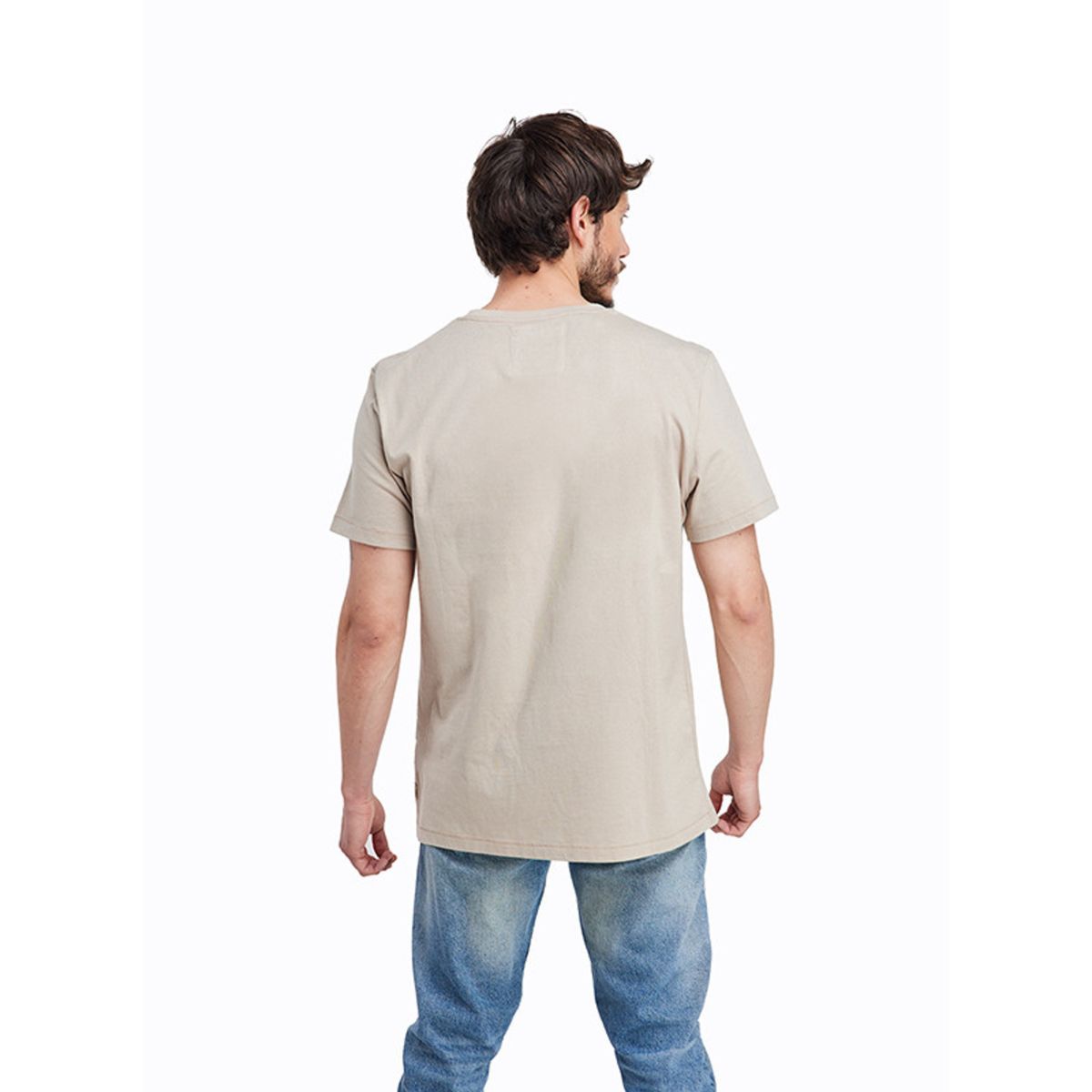 PANAMA JACK - Polera Hombre Casual Marrón claro Panama Jack