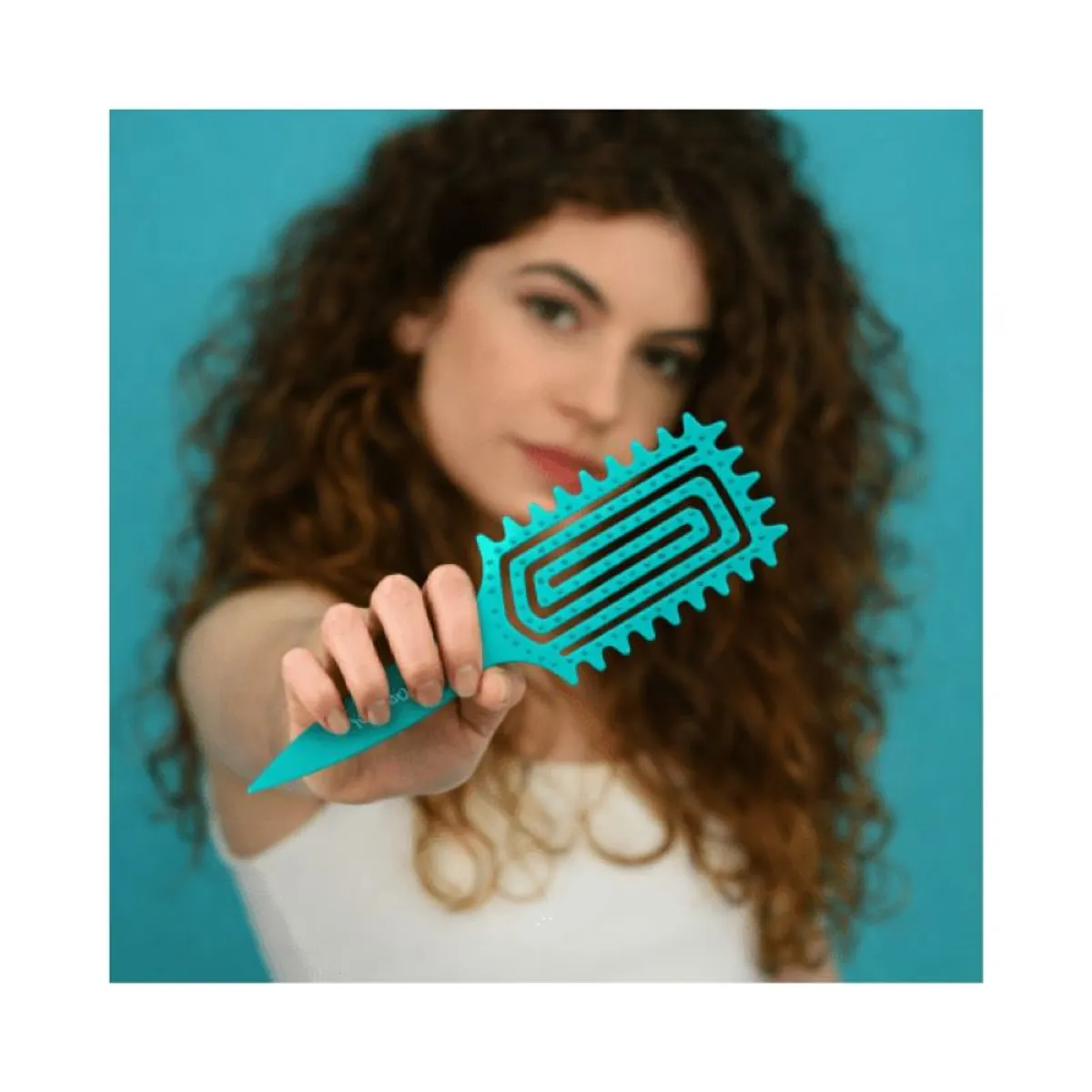 GENERICO - Cepillo Enlace Profesional Dompel Color Verde Desenredo Suave sin Tirones