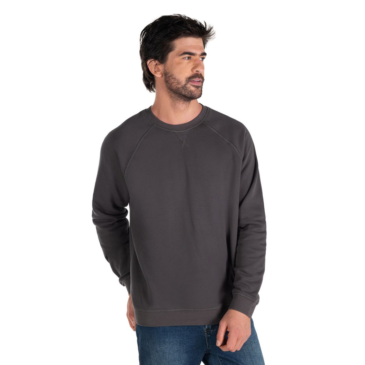 PANAMA JACK - Polerón Hombre Algodón Gris Panama Jack