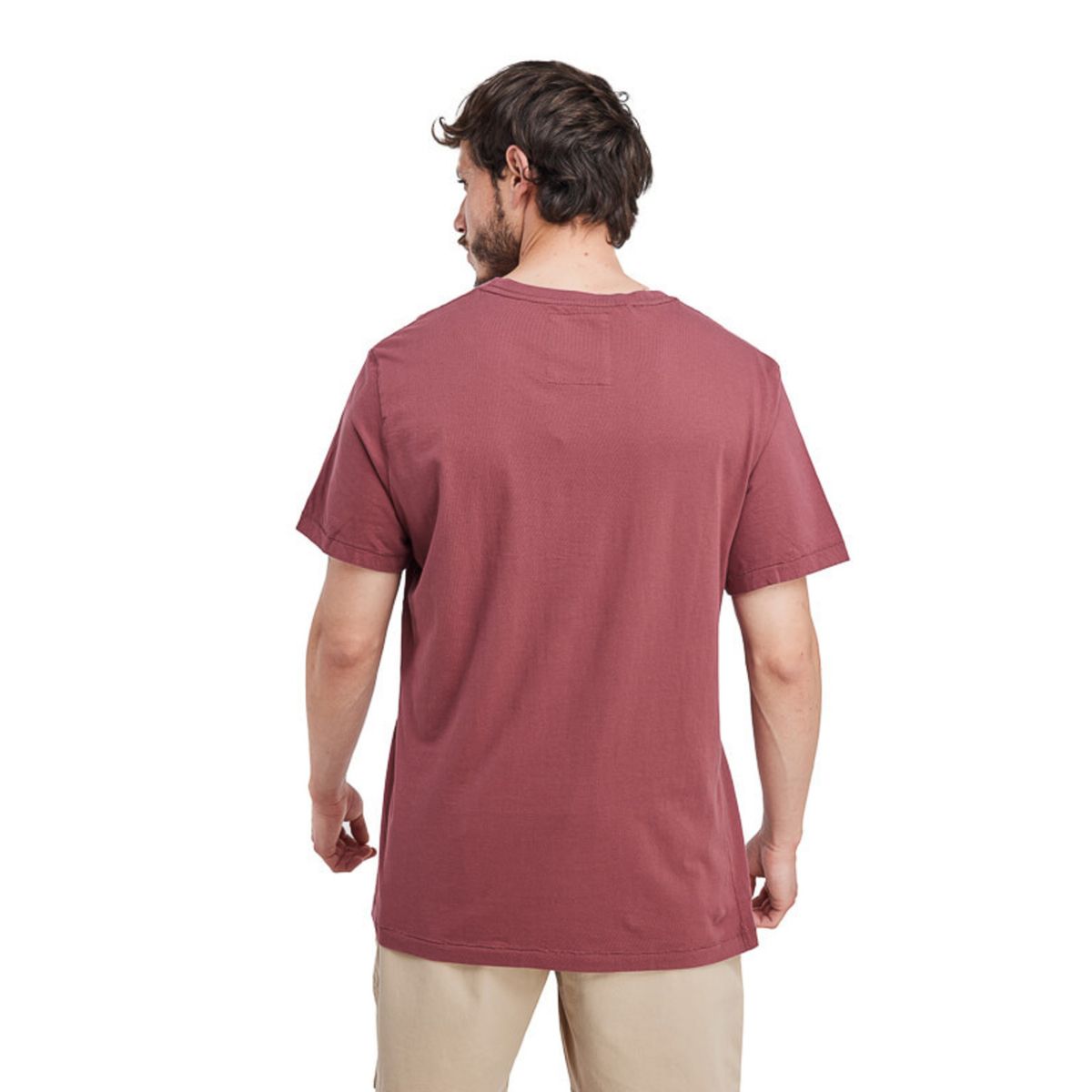PANAMA JACK - Polera Hombre Casual Bordó Panama Jack