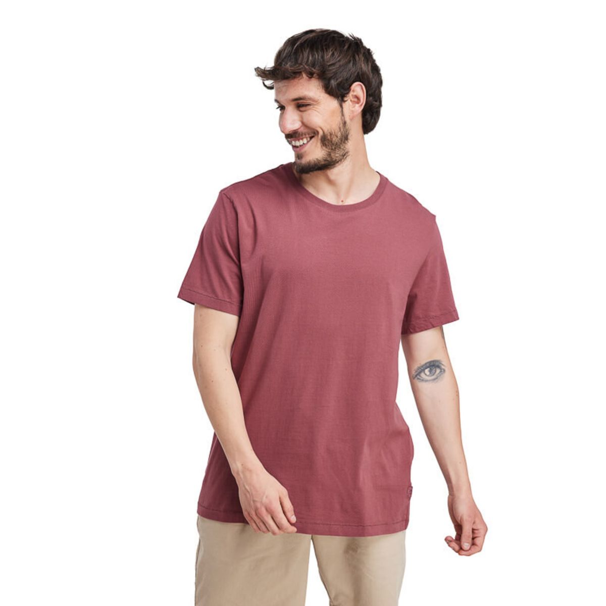 PANAMA JACK - Polera Hombre Casual Bordó Panama Jack