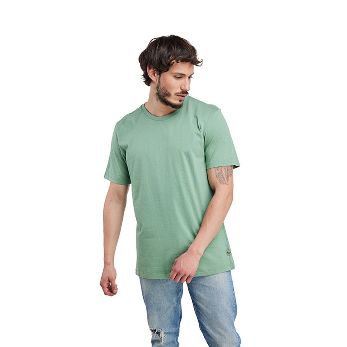 PANAMA JACK - Polera Hombre Casual Verde claro Panama Jack