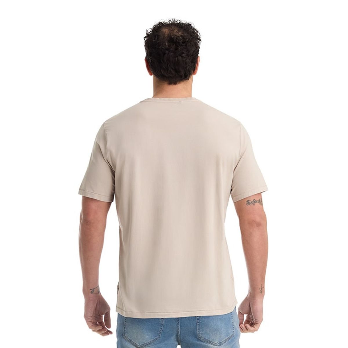 PANAMA JACK - Polera Hombre Casual Beige Panama Jack