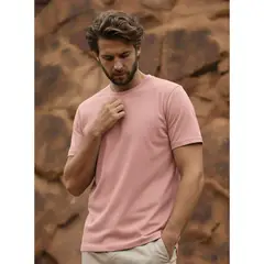 PANAMA JACK - Polera Hombre Algodón Rosa