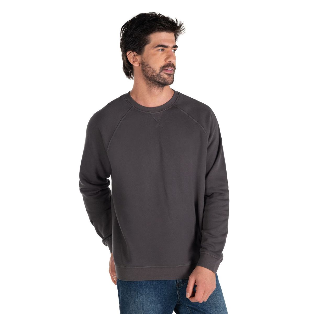 PANAMA JACK - Polerón Hombre Algodón Gris Panama Jack